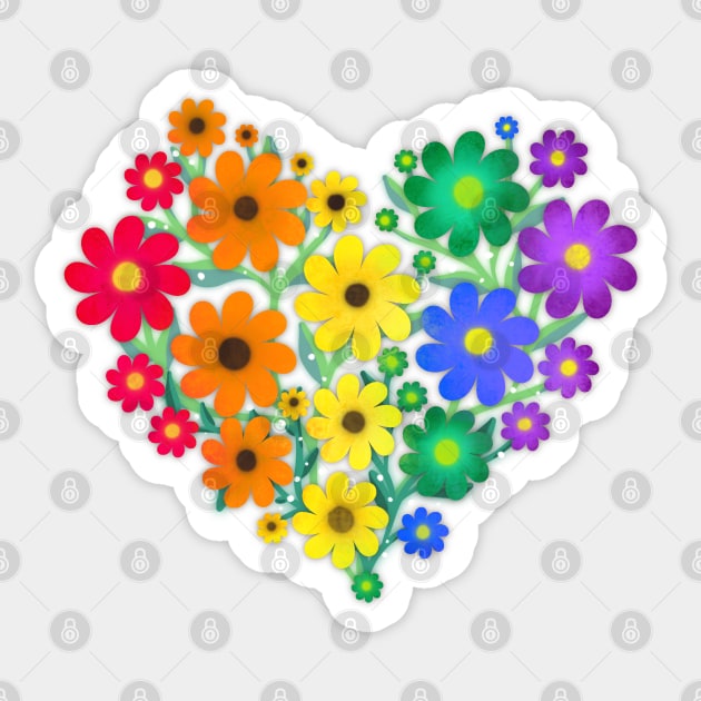 Pride Flowers Sticker by TurboErin